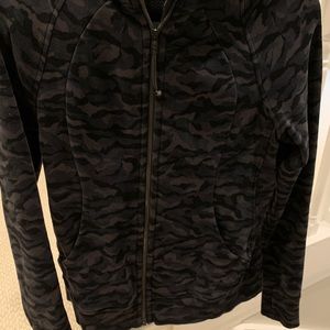 Lulu lemon Camo zip up hoodie